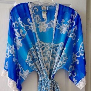 2 Piece SET- Chemise & Robe-IN BLOOM by Jonquil